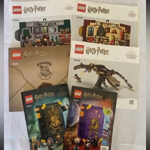 Lego Harry Potter Slytherin Gryffindor   Divination Potions Instruction Manuals